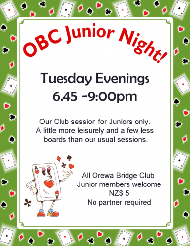 Tuesday Night Bridge Ad